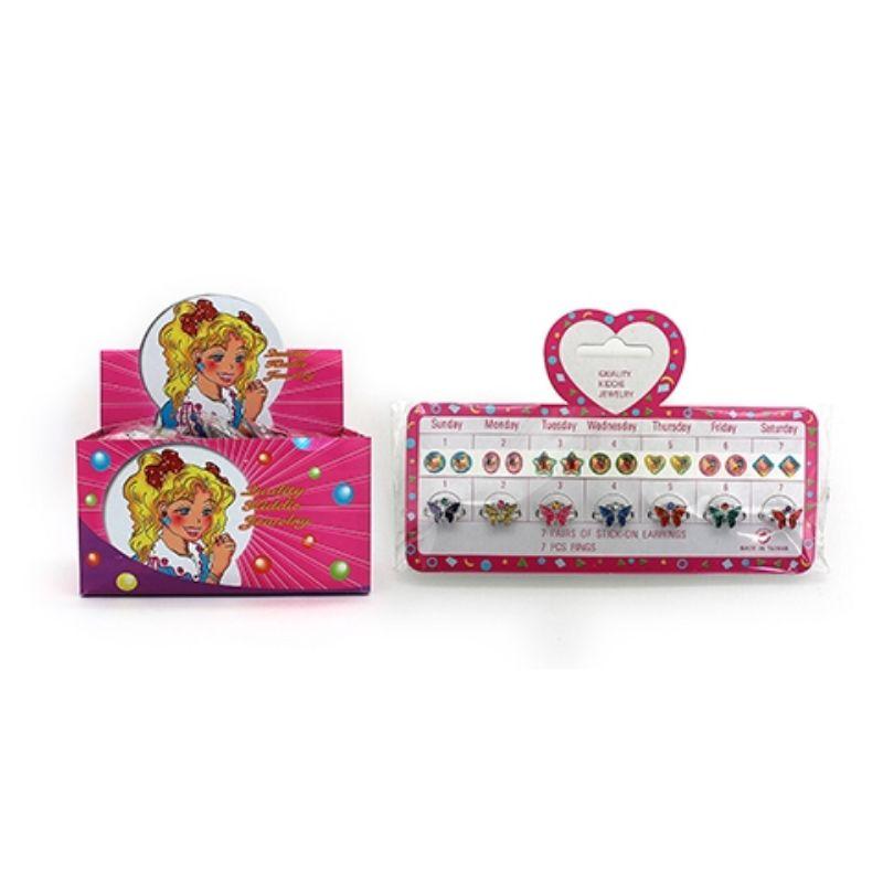 7 Day Butterfly Jewellery Set