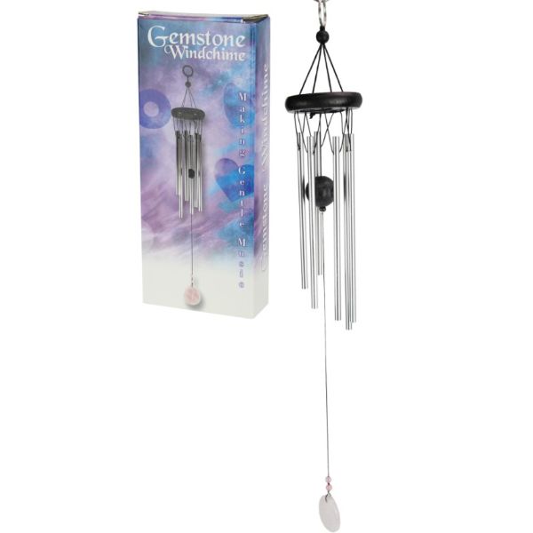 Rose Quartz Oval Wind Chime