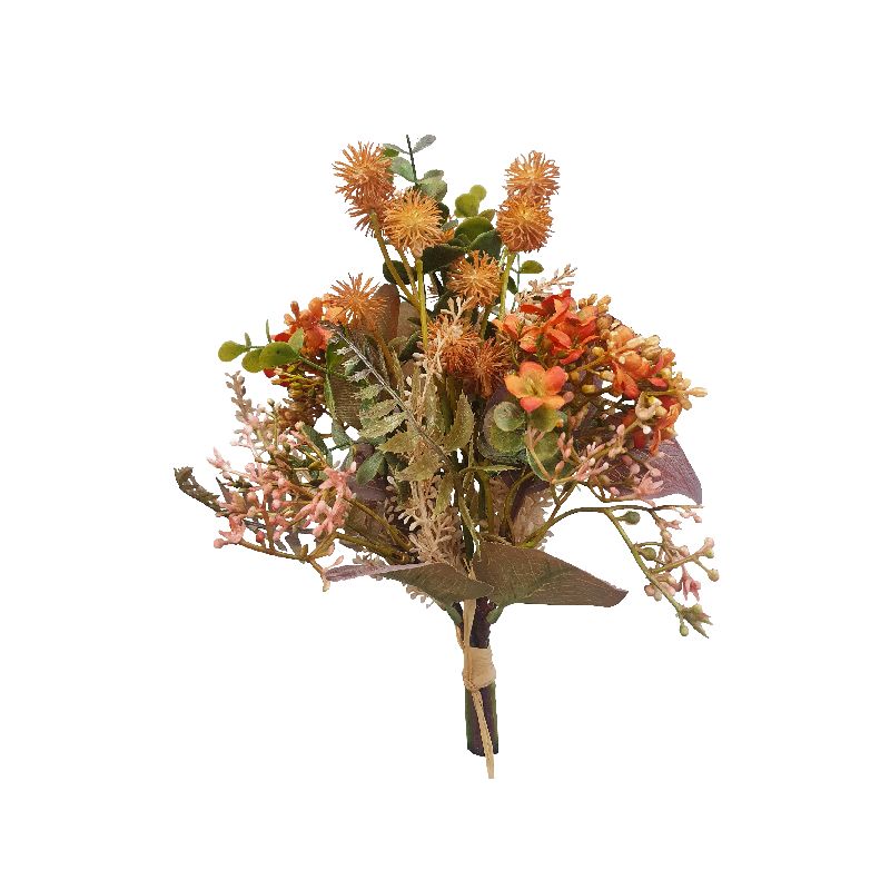 Rustic Orange Filler Bouquet - 30cm
