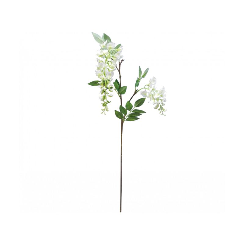 White Wisteria Spray x 2 - 80cm