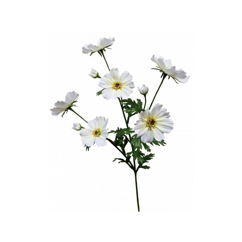 White Cosmos Spray by 3 - 85cm x 29cm