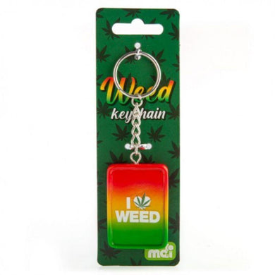 I Love Weed Keychain - 11.5cm - The Base Warehouse