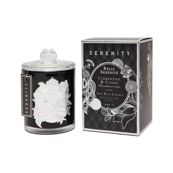 Belle Serenite Clementine & Cassis Soy Candle - 400g