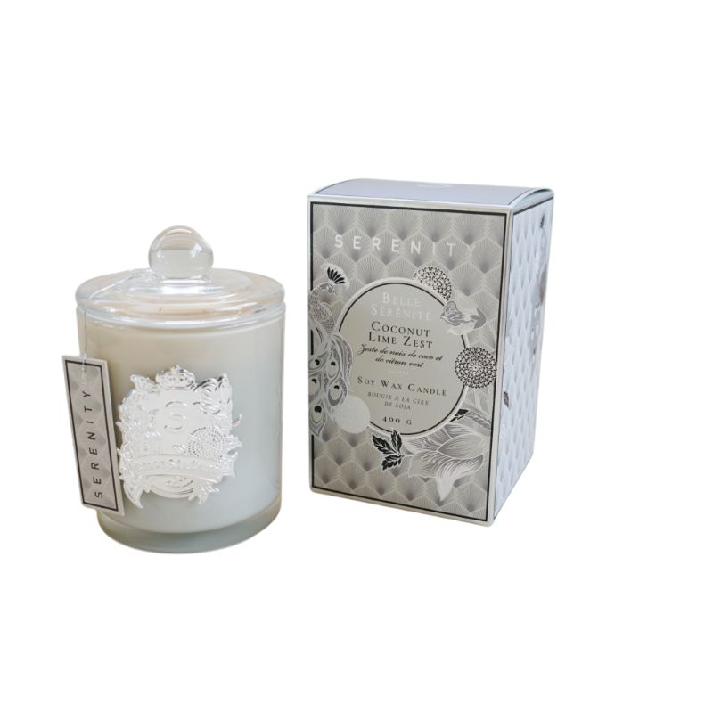 Coconut Lime Zest Soy Candle - 400g