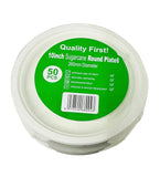 Load image into Gallery viewer, 50 Pack Sugar Cane Round Plates - 25.4cm