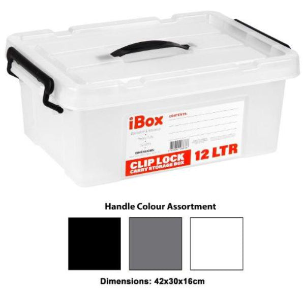Clip Lock Lid Box - 12L