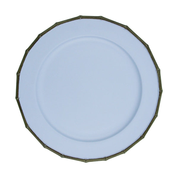 Blue Bamboo Look Charger Plate - 33cm