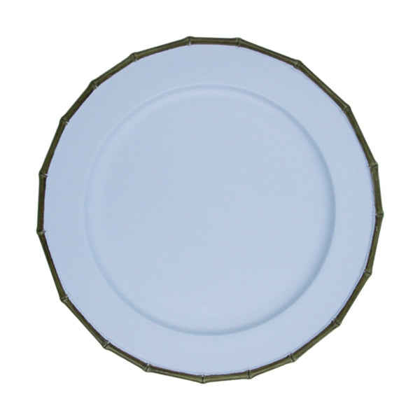 Blue Bamboo Look Charger Plate - 33cm