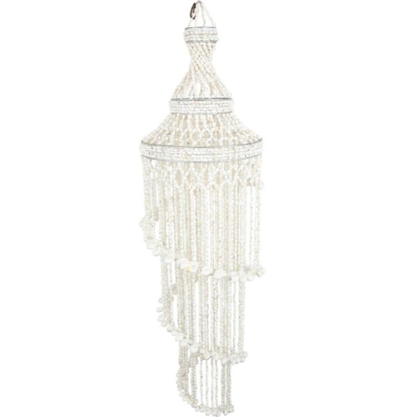 White Beach Seashell Chandelier - 105cm
