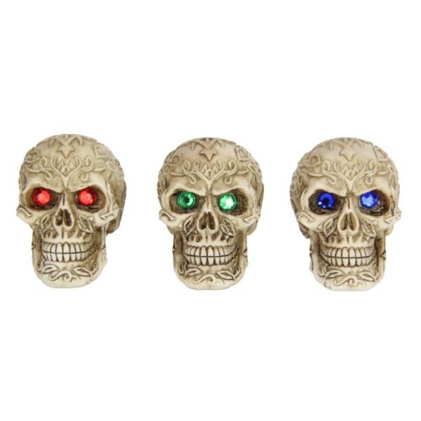 Coloured Eye Skull - 7cm