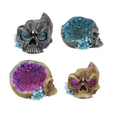 Load image into Gallery viewer, Skull Geode Dish - 14cm x 10cm