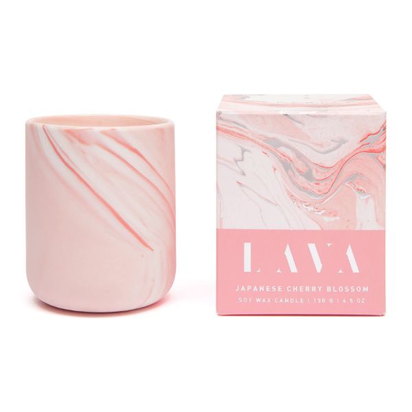 Lava Japanese Cherry Blossom Soy Candle - 130g