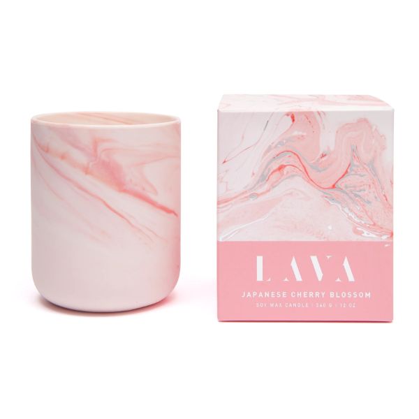 Lava Japanese Cherry Blossom Soy Candle - 340g