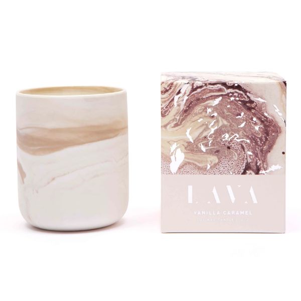 Lava Vanilla Caramel Soy Candle - 340g