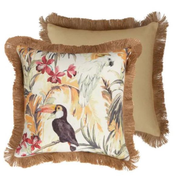 Ochre Lush Alfresco Cushion - 45cm x 45cm