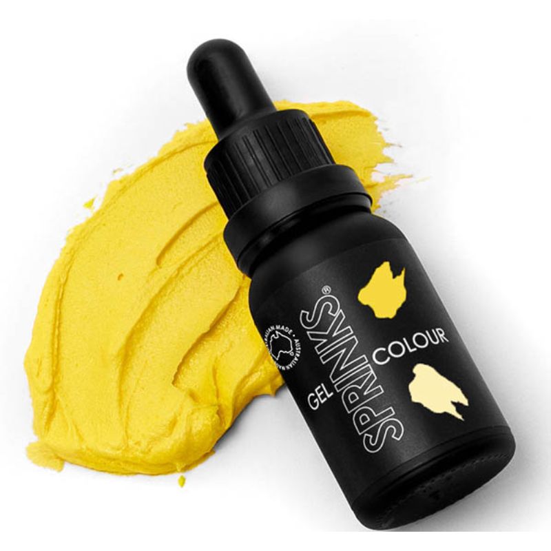 Sprinks Chick Yellow Gel Colour - 15ml