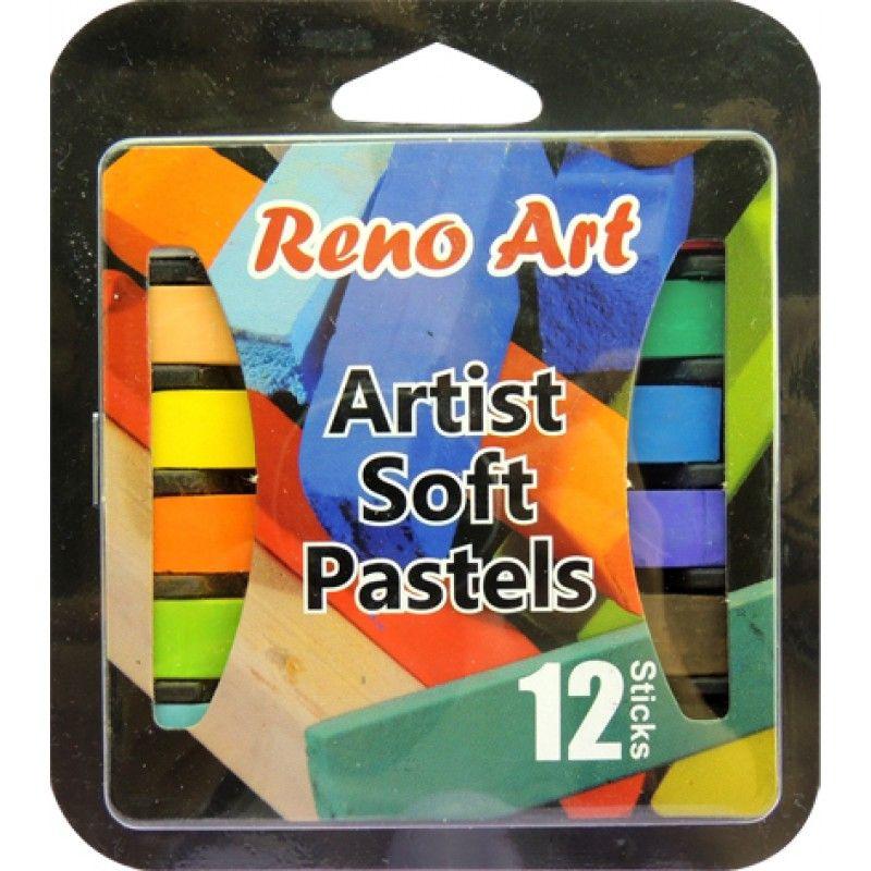 12 Piece Soft Pastels Bright Colours Set