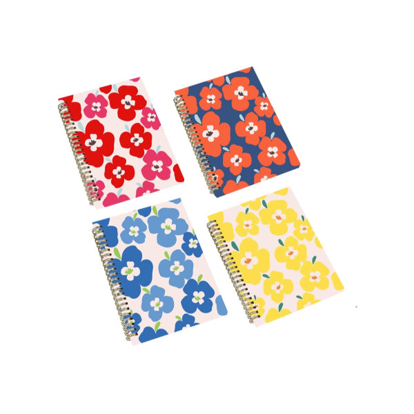 80sh B5 Spiral Accent Groovy Notebook - 70g