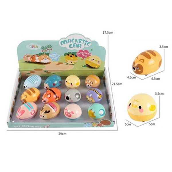 Magnetic Pullback Animal Toy - 5-6cm