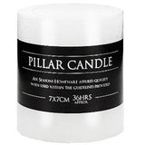 Load image into Gallery viewer, White Flat Top Pillar Candle - 7cm x 7cm