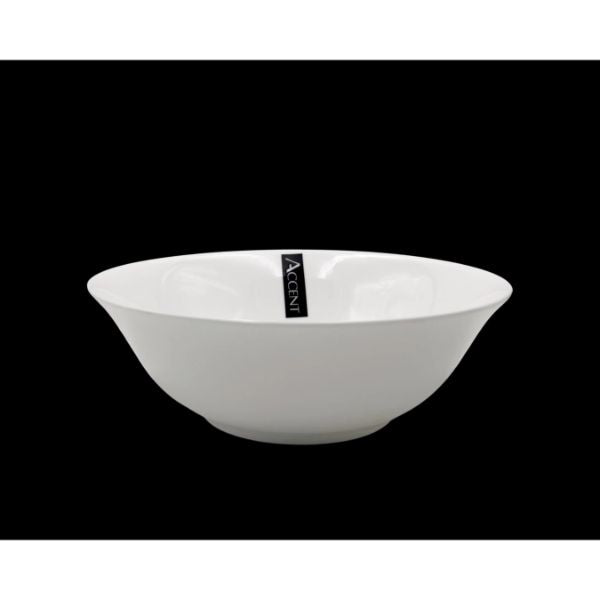 White Fine Bone China Bowl - 18.5cm