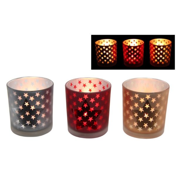 Glass Tealight - 8cm
