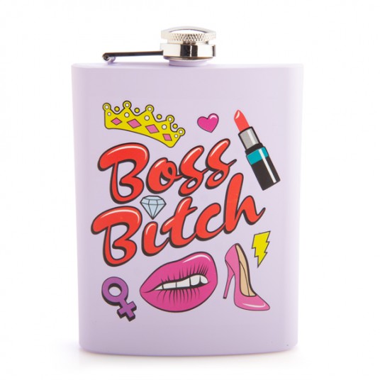 Boss B*tch Metal Flask - 235ml