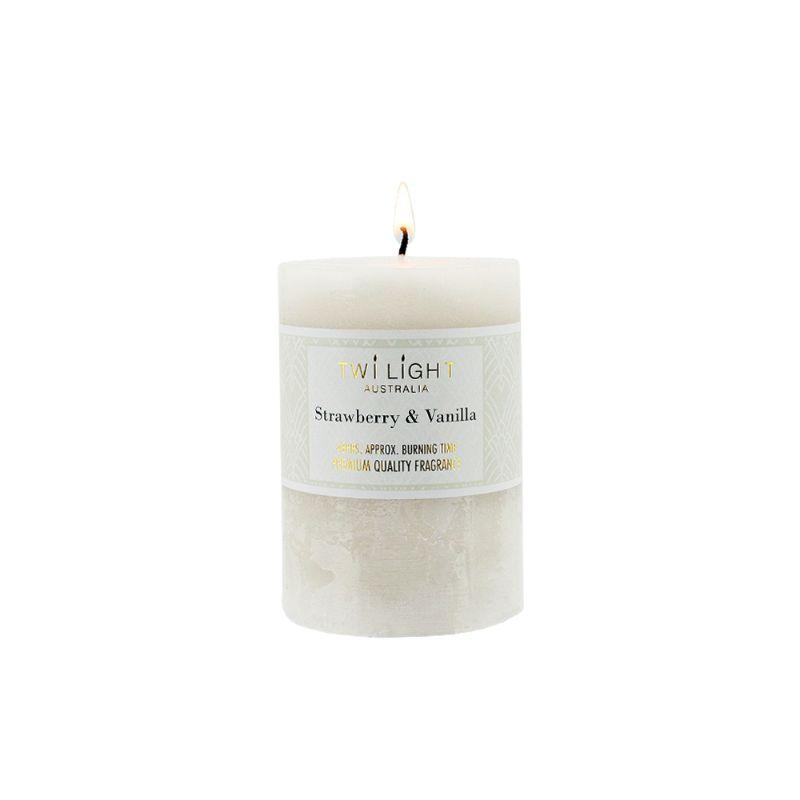 Twilight Frost Candle Strawberry Vanila - 7cm x 10cm