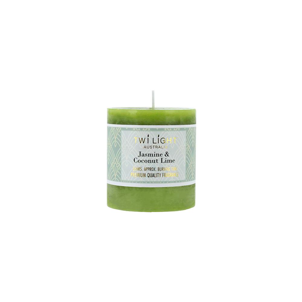 Twilight Frost Candle Jasmine & Coconut Lime - 8cm x 7.5cm