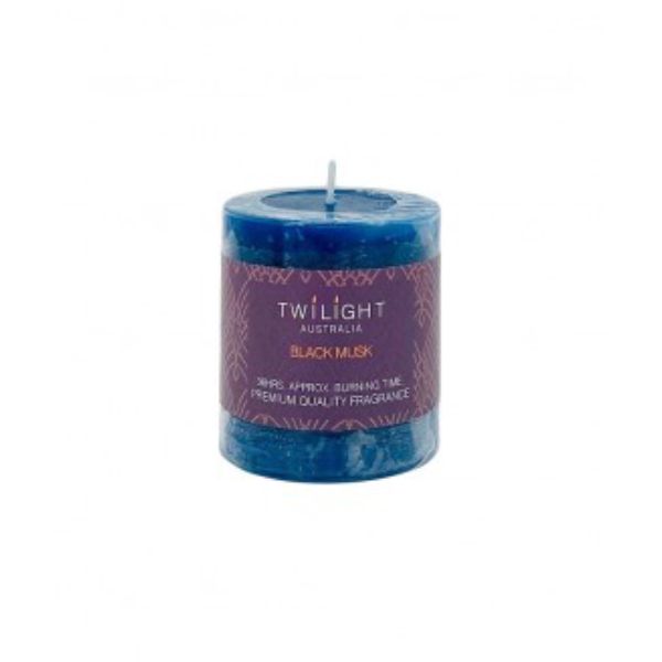 Twilight Frost Black Musk Candle - 6.8cm x 7.5cm