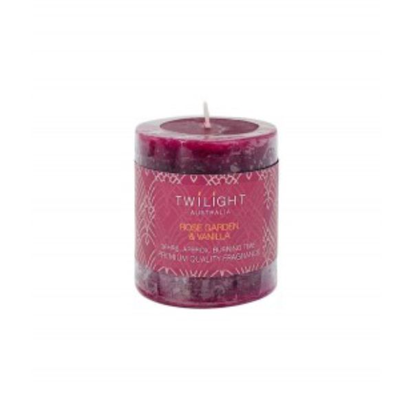 Twilight Frost Rose Garden & Vanilla Candle - 6.8cm x 7.5cm
