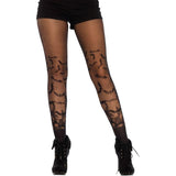 Load image into Gallery viewer, Womens Black Bat Wings Tights