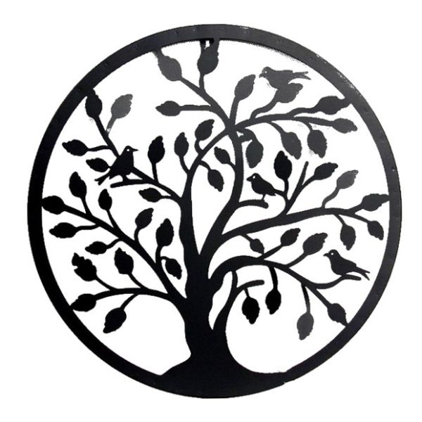 Metal Tree of Life Wall Art - 40cm
