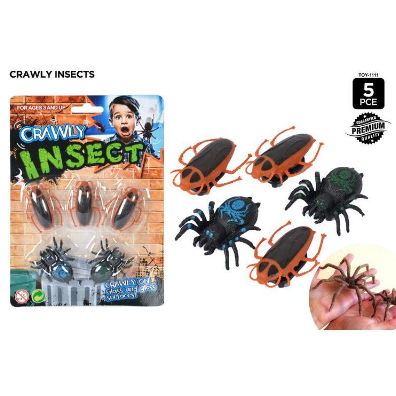 5 Pack Crawly Insects