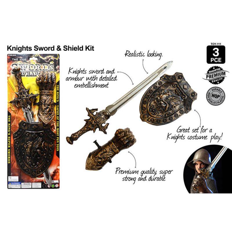 3 Piece Knight Playset