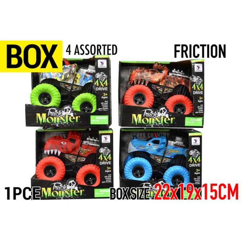 Monster Painted Friction Truck