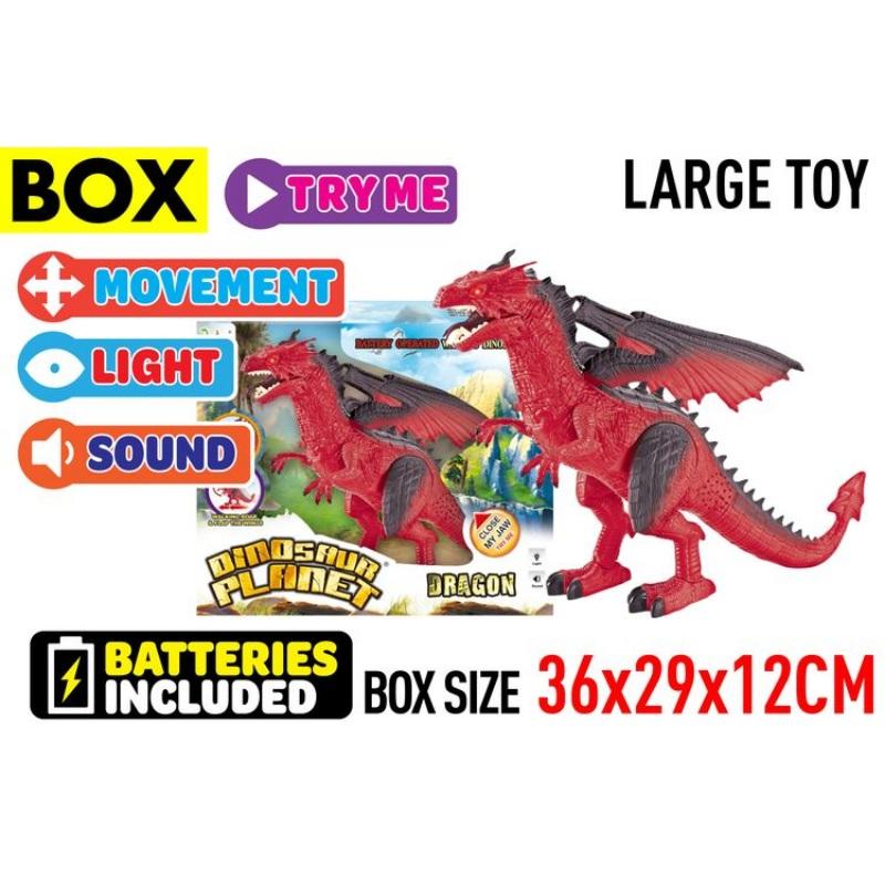 Large Walking Dragon with Light & Sound