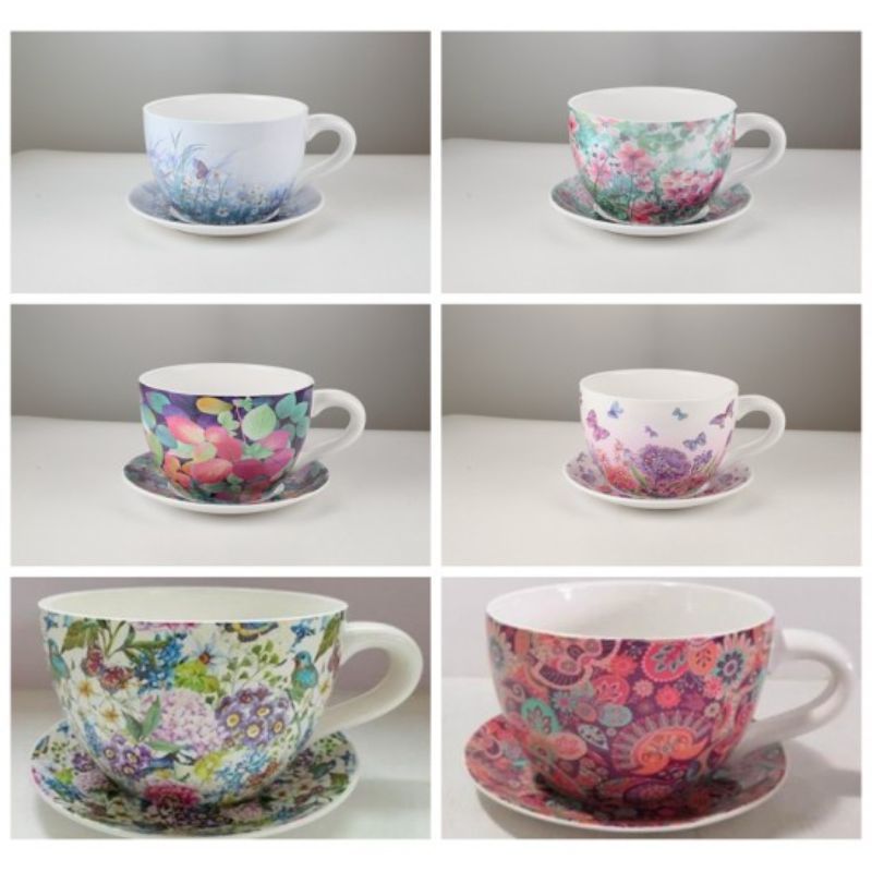 Planter Cup & Saucer - 19cm