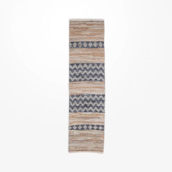 Woven Leather Table Runner - 160cm x 40cm