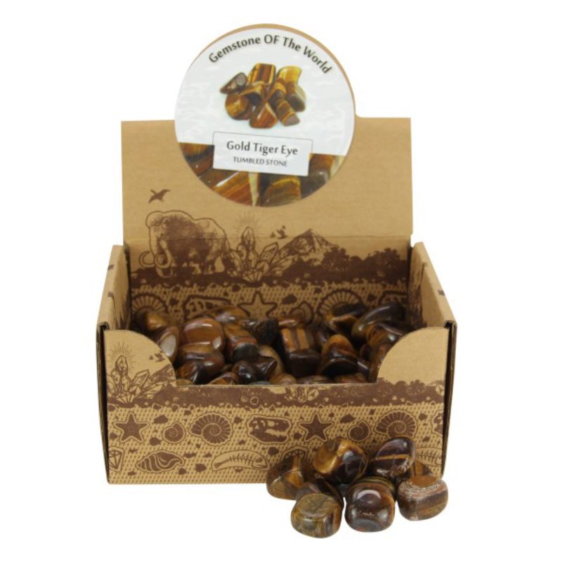 Tiger Eye (Action!) Tumbled Gemstone - 2-3cm
