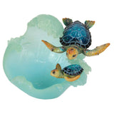 Load image into Gallery viewer, Clear Blue Turtle Bowl - 20cm