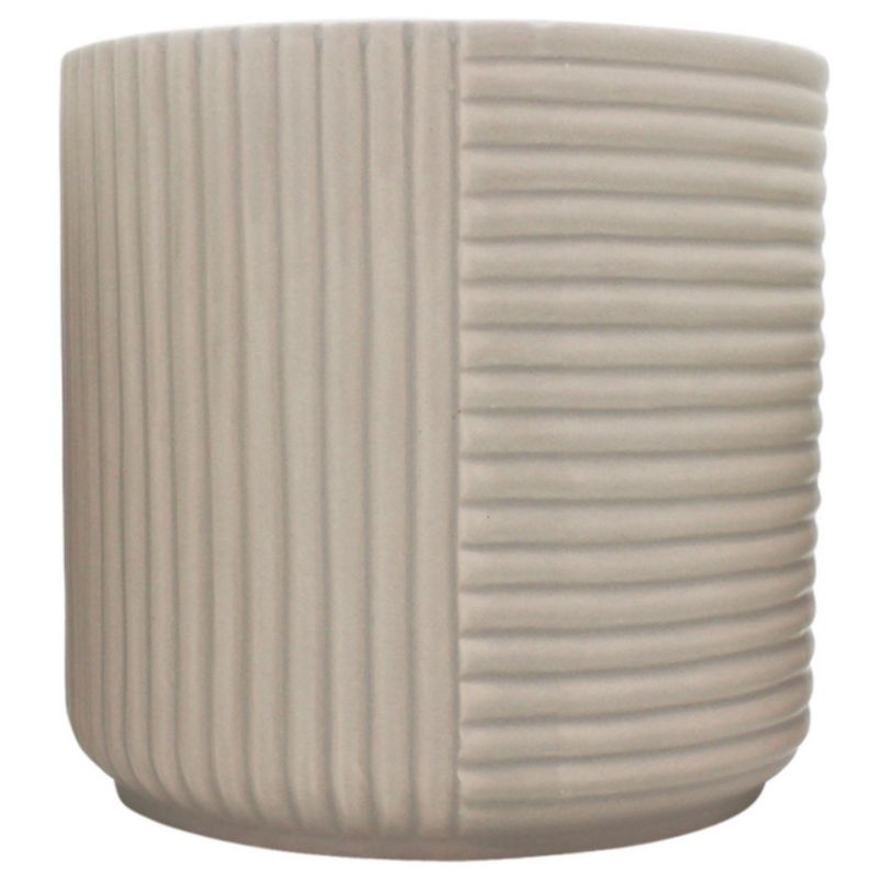 Taupe Bi-Way Planter - 19cm x 19cm