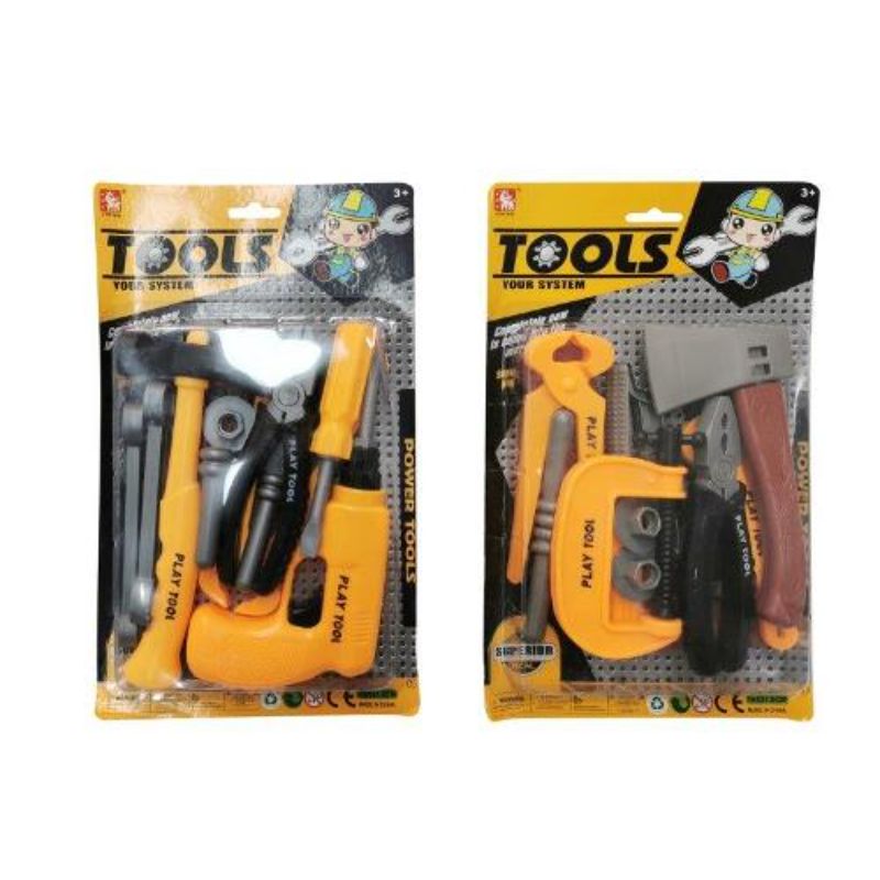 Construction Tool Set Toy - 19cm x 31cm