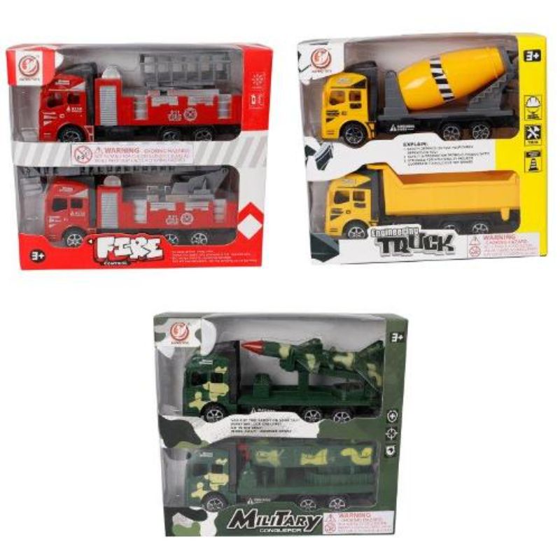 2 Pack Die Cast Truck Set