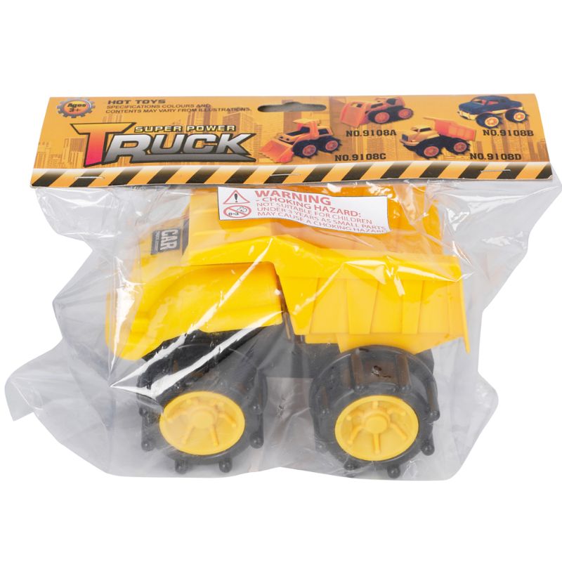 Yellow Super Power Construction Truck - 13cm