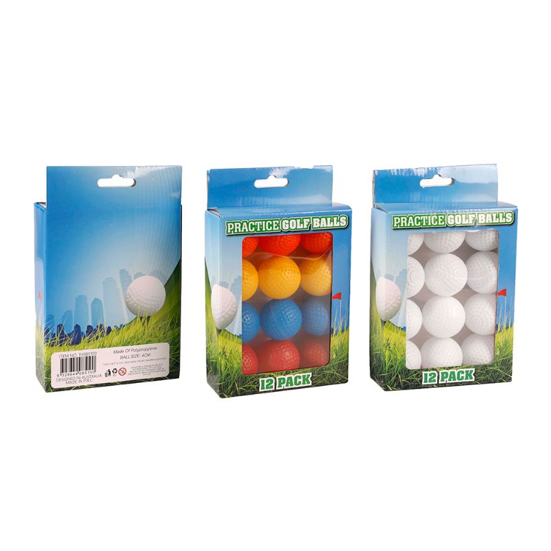 Golf Balls Practice Pk12 asst