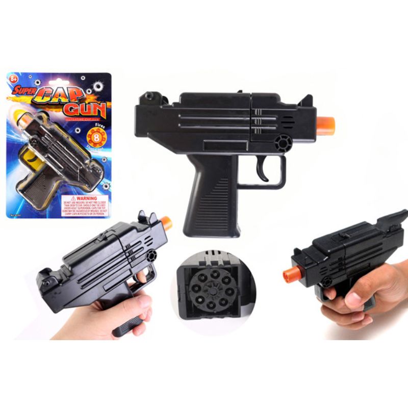 Uzi 8 Shot Capgun Toy - 15cm