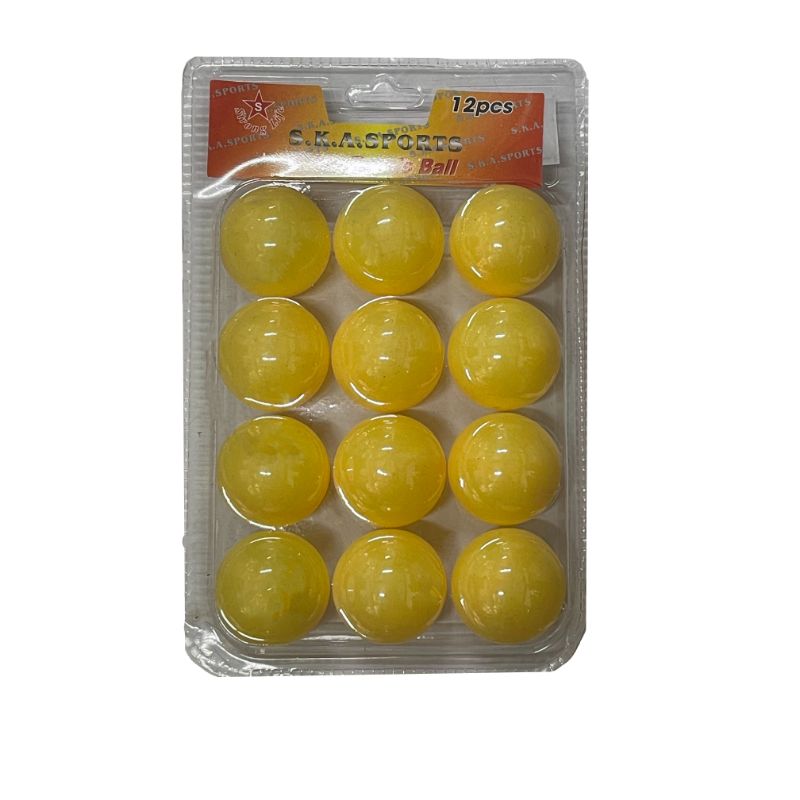 12 Pack Orange Pingpong Balls