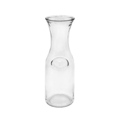 Glass Carafe - 27.5cm x 9.5cm - The Base Warehouse