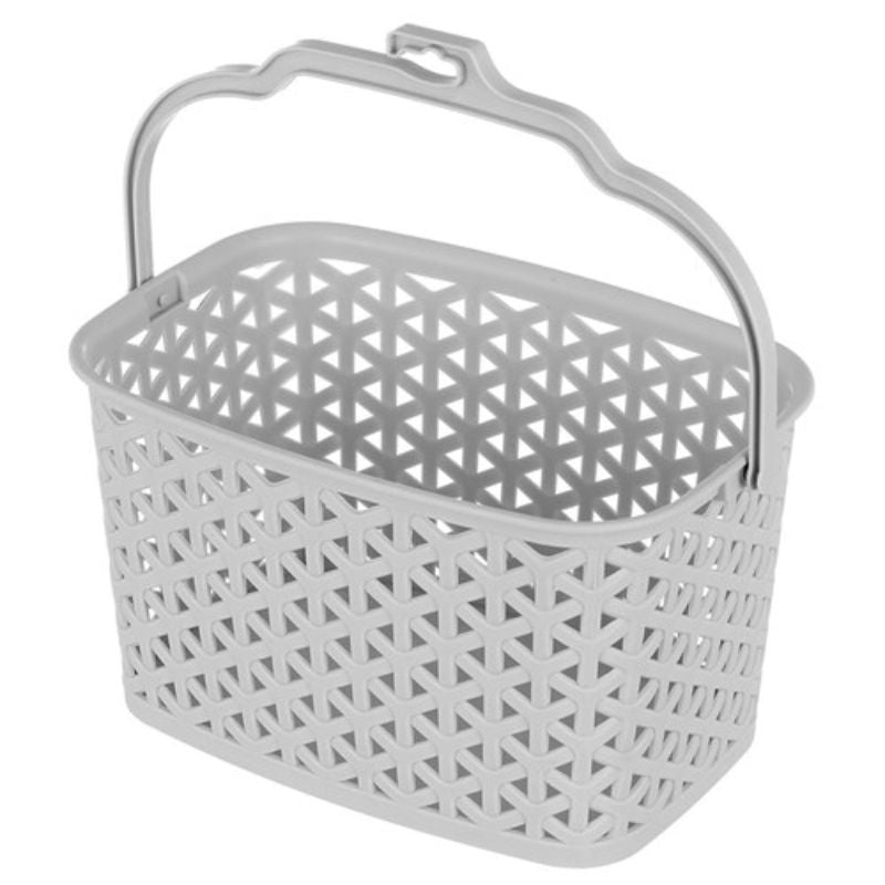 Wicker Design Peg Basket - 22cm x 15.5cm x 12.5cm